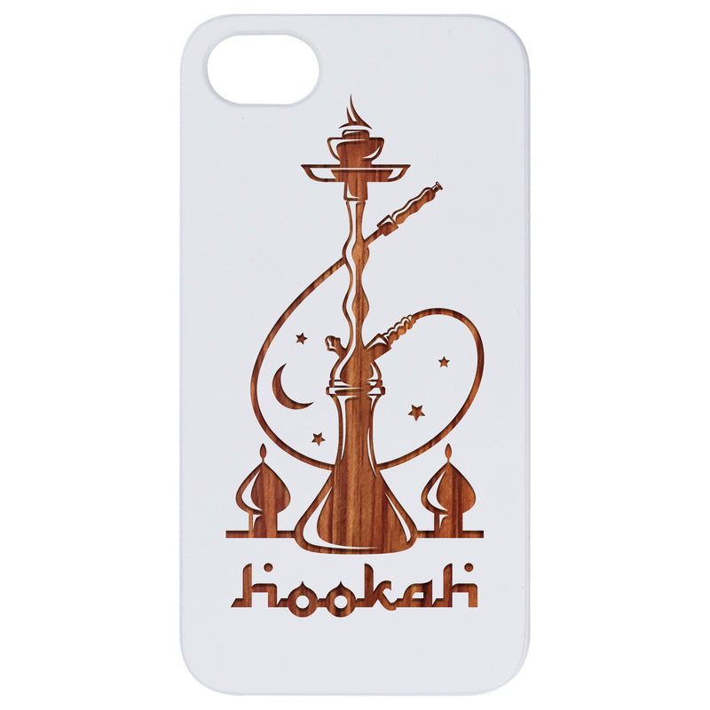 Hookah - Engraved Wood Phone Case