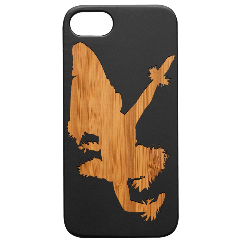 Hula Dancer Girl - Engraved Wood Phone Case