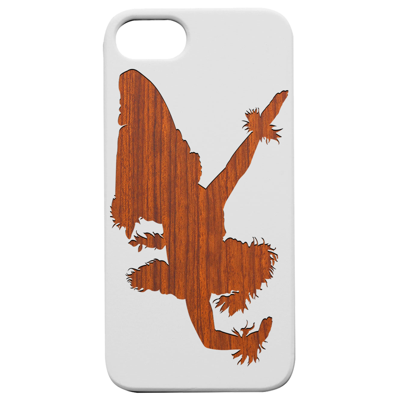 Hula Dancer Girl - Engraved Wood Phone Case