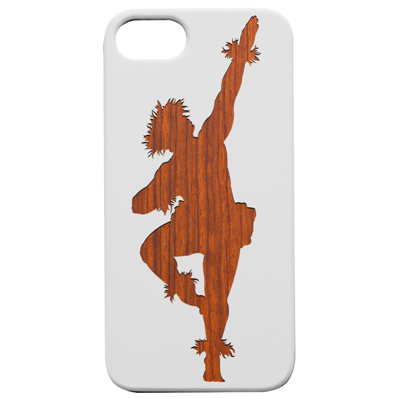 Hula Dancer Man - Engraved Wood Phone Case