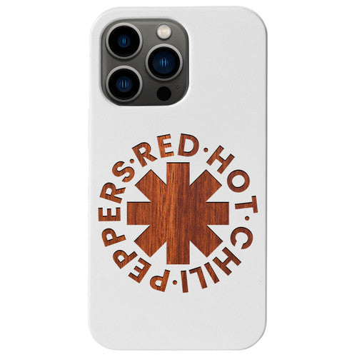 Red Hot Chili Peppers - Engraved Wood Phone Case