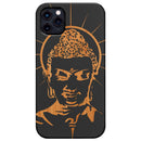 Enlightening Buddha - Engraved Wood Phone Case