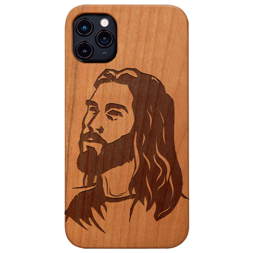 Jesus the Savior - Engraved Wood Phone Case
