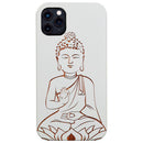 Buddha Blessings - Engraved Wood Phone Case