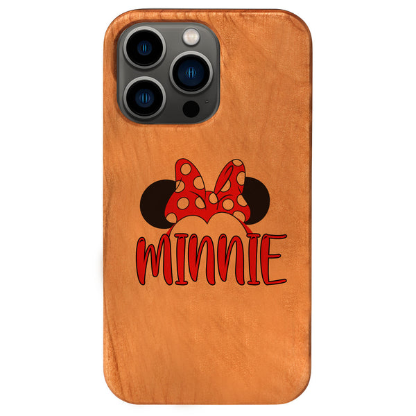 Minnie Mouse - UV Color Printed Wood Phone Case