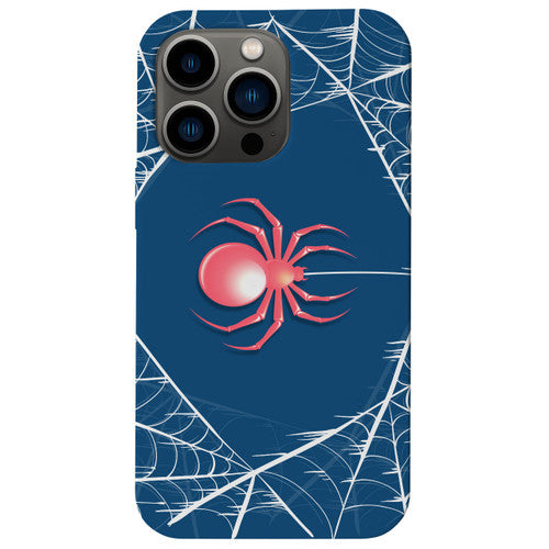 Hanging Wild Spider - UV Color Printed Wood Phone Case