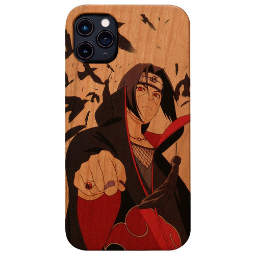 Itachi Uchiha 3 - UV Color Printed Wood Phone Case