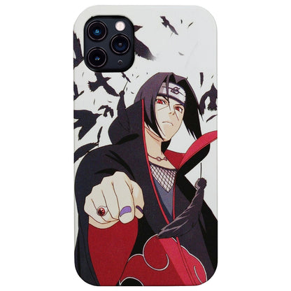 Itachi Uchiha 3 - UV Color Printed Wood Phone Case
