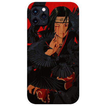 Itachi Mangekyo - UV Color Printed Wood Phone Case