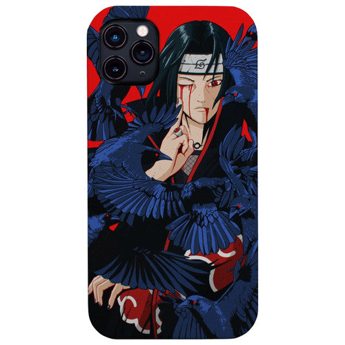 Itachi Mangekyo - UV Color Printed Wood Phone Case
