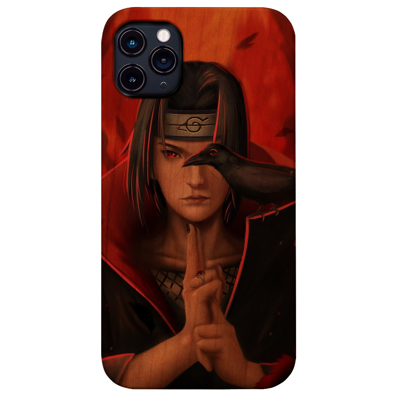 Itachi Uchiha and Nagato Uzumaki - UV Color Printed Wood Phone Case