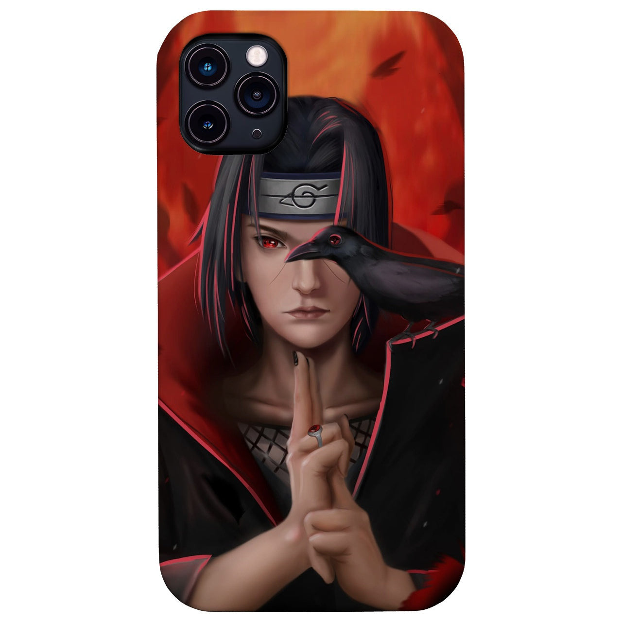 Itachi Uchiha and Nagato Uzumaki - UV Color Printed Wood Phone Case