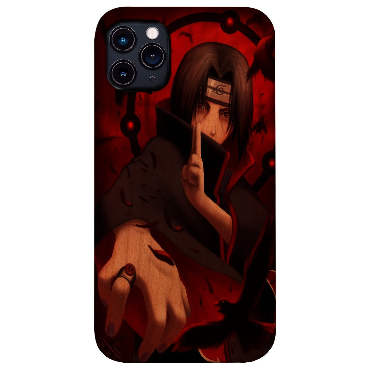 Itachi Uchiha 5 - UV Color Printed Wood Phone Case