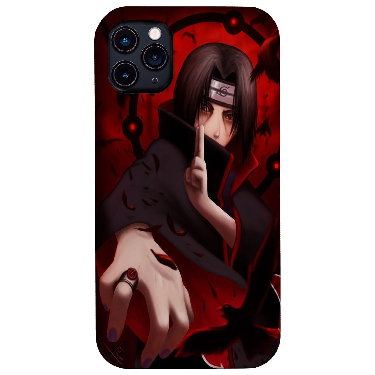 Itachi Uchiha 5 - UV Color Printed Wood Phone Case