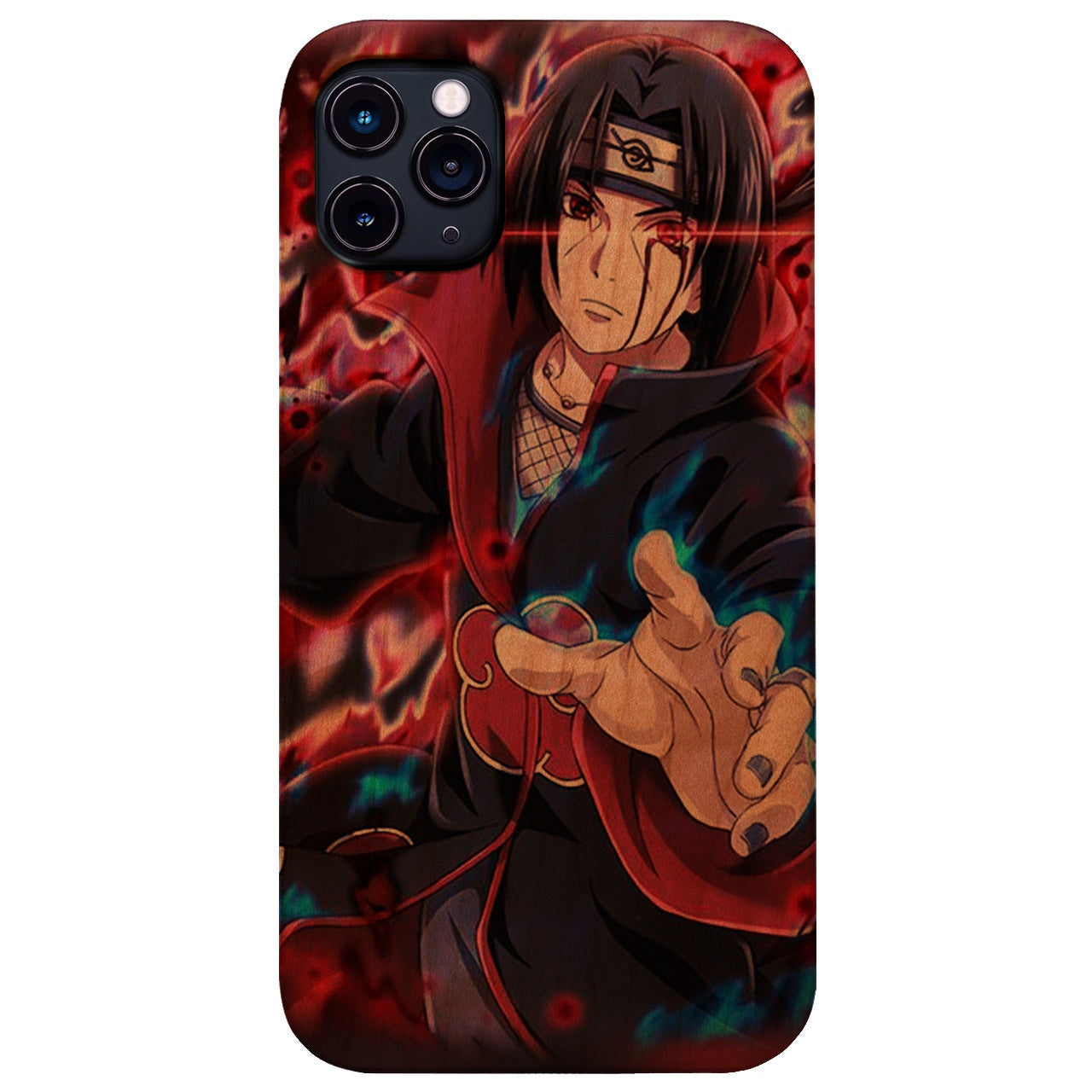 Itachi 3 - UV Color Printed Wood Phone Case