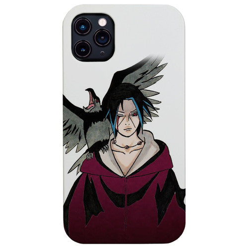 Naruto Sasuke - UV Color Printed Wood Phone Case
