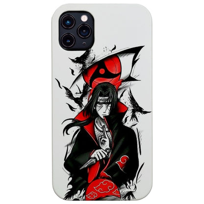 Itachi Mangekyou Sharingan - UV Color Printed Wood Phone Case