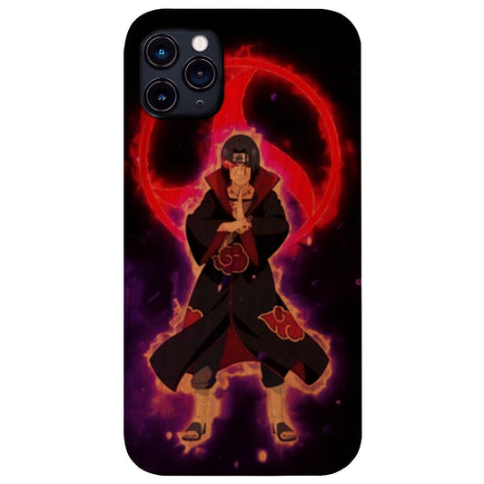 Itachi's Power - UV Color Printed Wood Phone Case