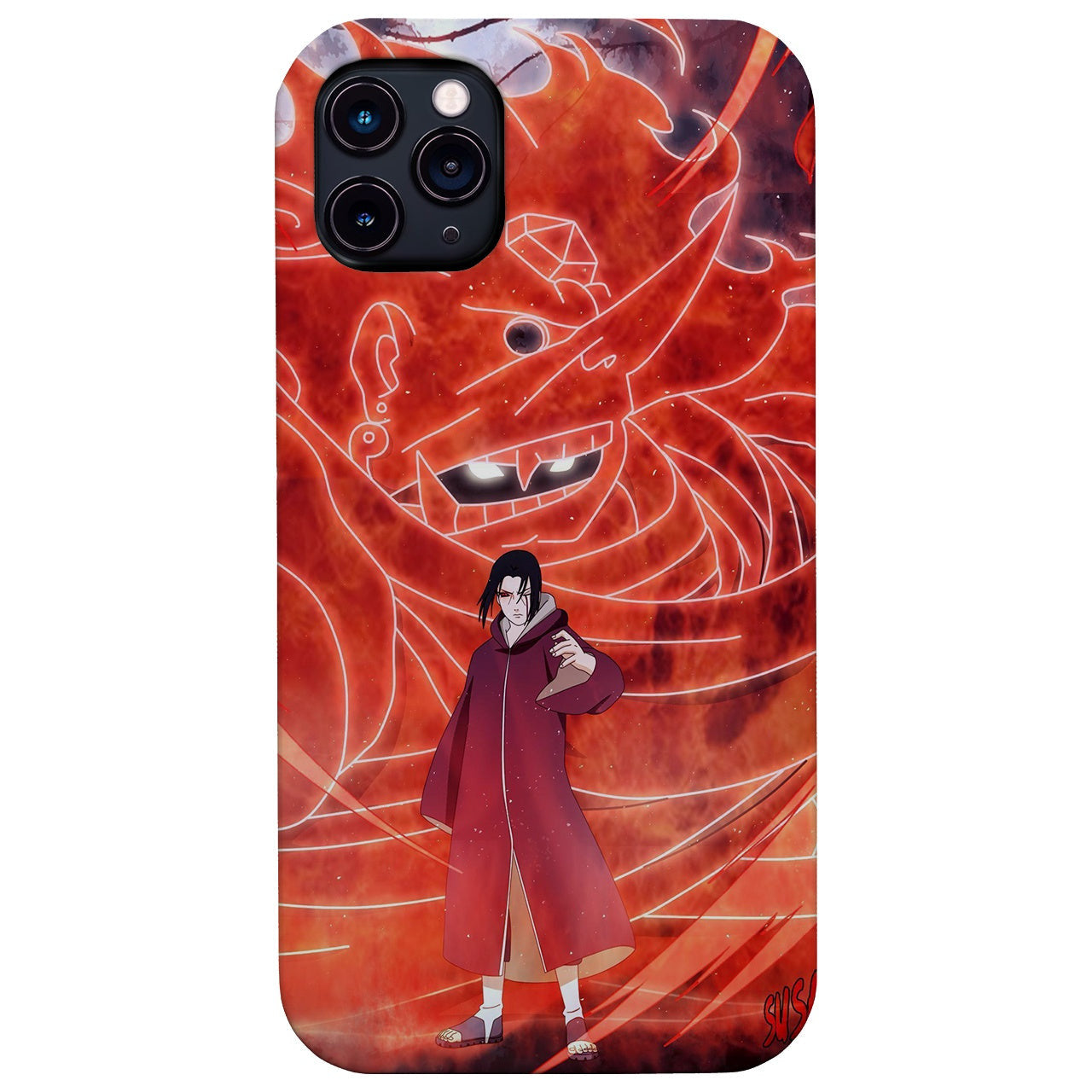 Itachi Uchiha Susano - UV Color Printed Wood Phone Case