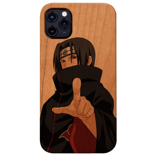 Itachi Uchiha 2 - UV Color Printed Wood Phone Case