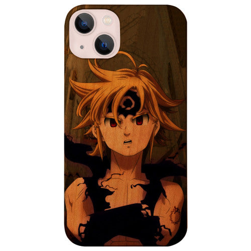 Meliodas 4 - UV Color Printed Wood Phone Case