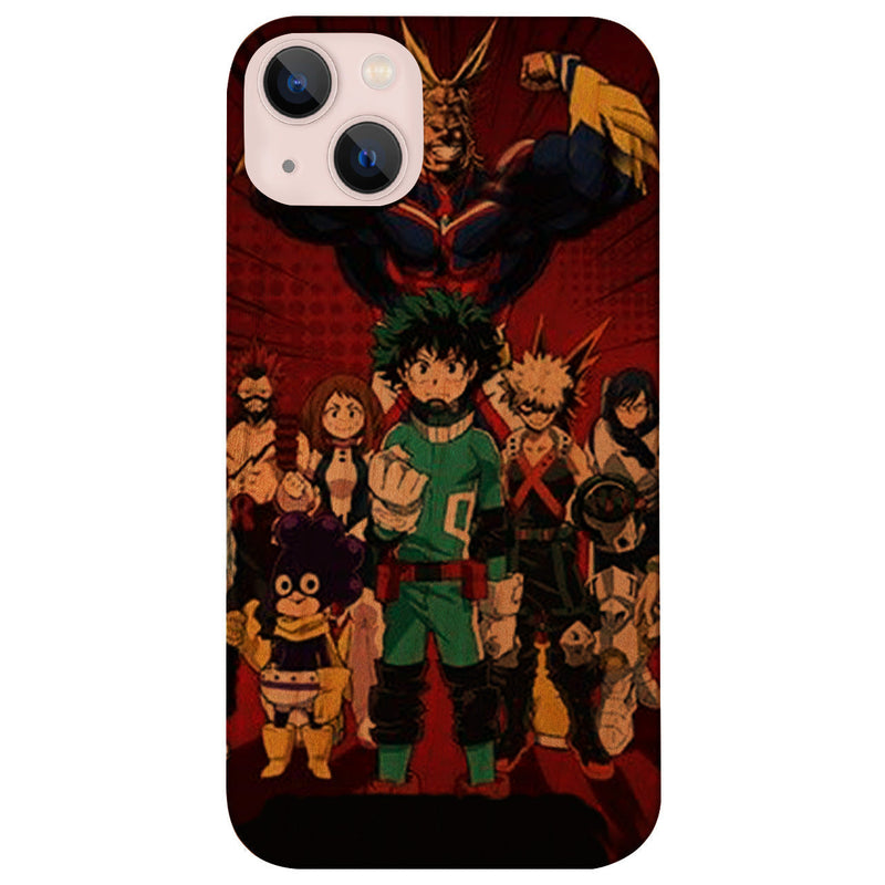 My Hero Academia - UV Color Printed Wood Phone Case