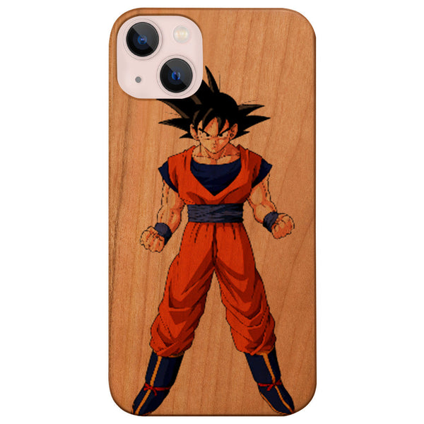 Goku 5 - UV Color Printed Wood Phone Case
