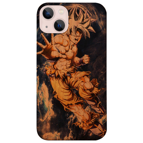 Goku 6 - UV Color Printed Wood Phone Case