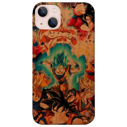 Dragon Ball Z 9 - UV Color Printed Wood Phone Case