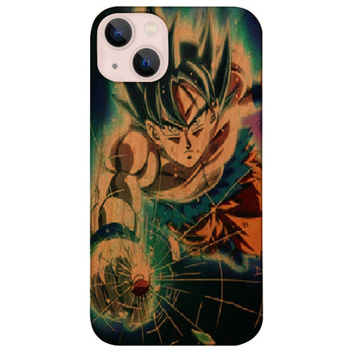 Goku Anime - UV Color Printed Wood Phone Case