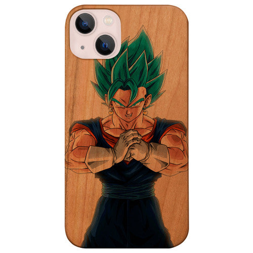 Vegito Blue - UV Color Printed Wood Phone Case