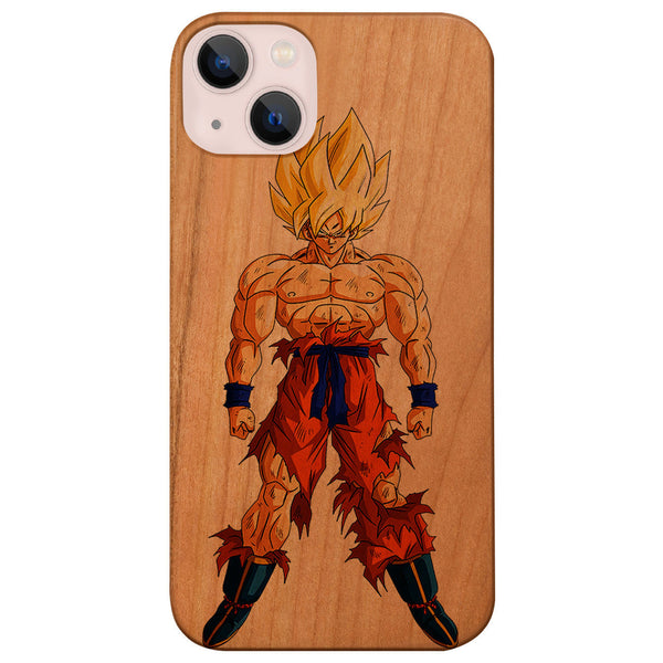 Son Goku - UV Color Printed Wood Phone Case