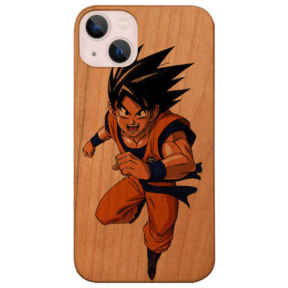 Goku Gohan 2 - UV Color Printed Wood Phone Case