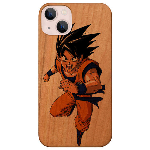 Goku Gohan 2 - UV Color Printed Wood Phone Case