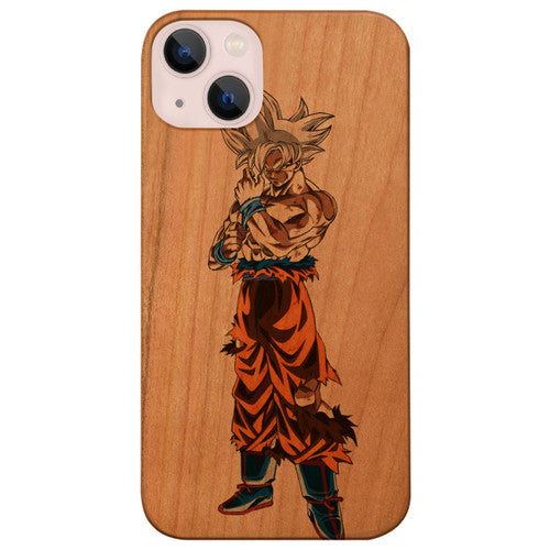Goku Super Manga - UV Color Printed Wood Phone Case