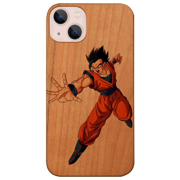 Goku Gohan 3 - UV Color Printed Wood Phone Case