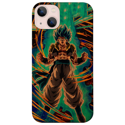 Gogeta Super Saiyajin Blue - UV Color Printed Wood Phone Case