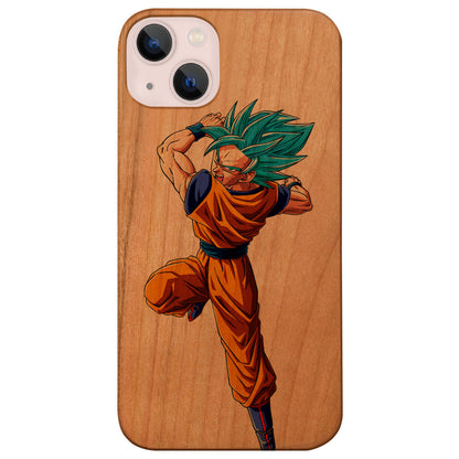 Super Saiyan Blue 4 - UV Color Printed Wood Phone Case