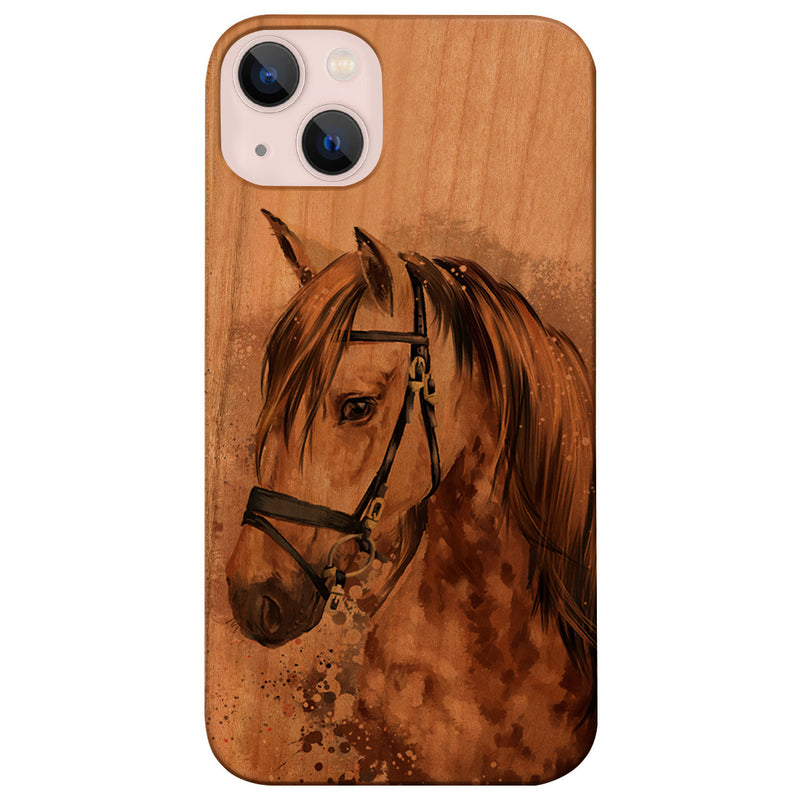 Horse 3 - UV Color Printed Wood Phone Case