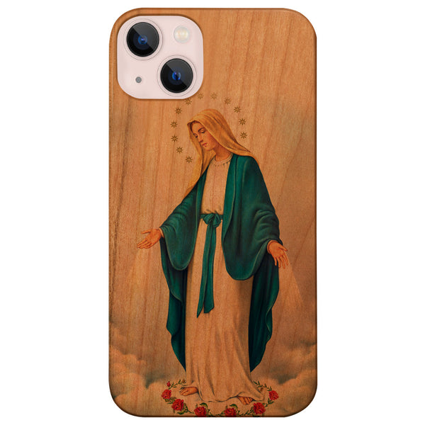 Holy Mary - UV Color Printed Wood Phone Case