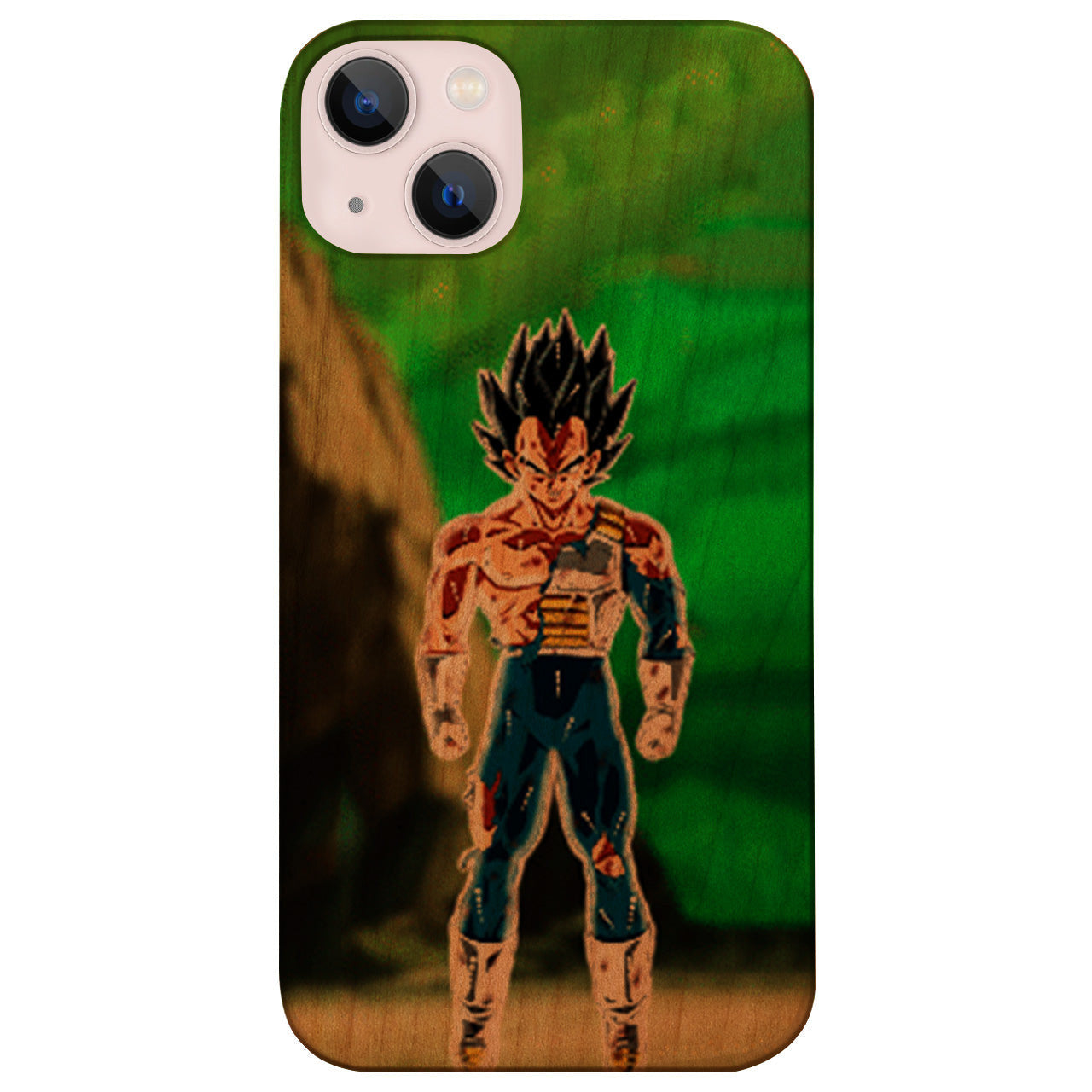 Vegeta - UV Color Printed Wood Phone Case
