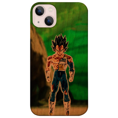 Vegeta - UV Color Printed Wood Phone Case