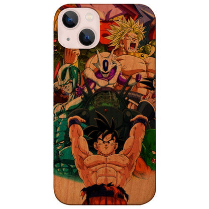 Dragon Ball Z Lord Slug - UV Color Printed Wood Phone Case