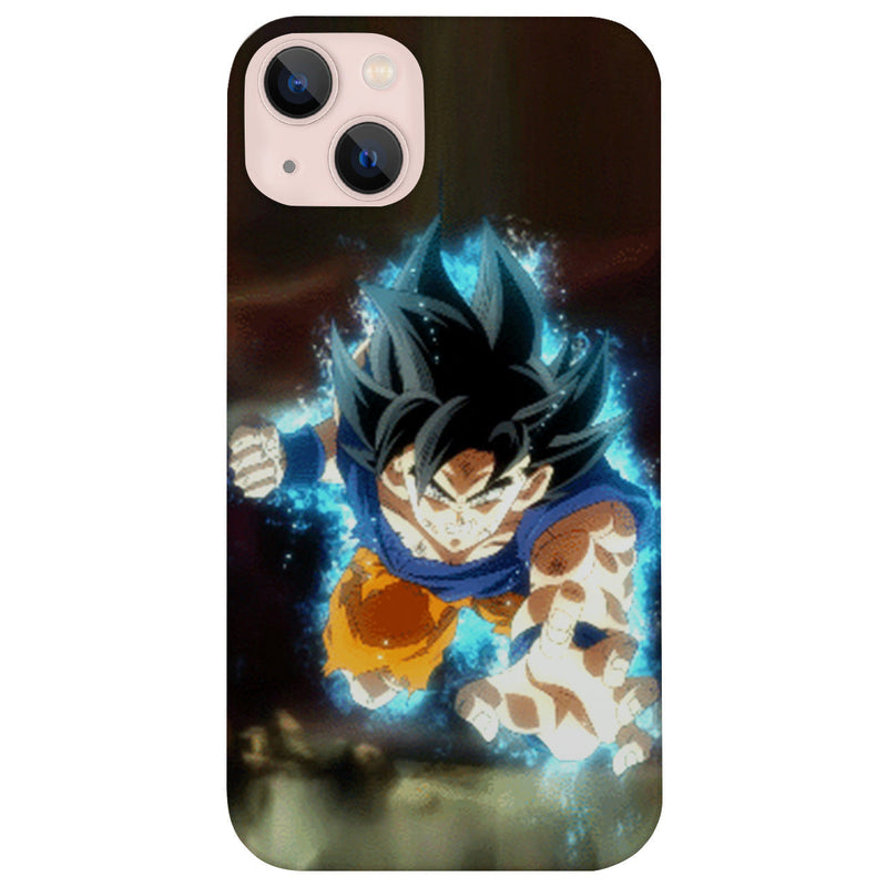 Songoku Face - UV Color Printed Wood Phone Case
