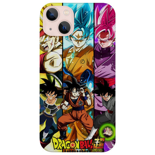 Dragon Ball Z Battle - UV Color Printed Wood Phone Case
