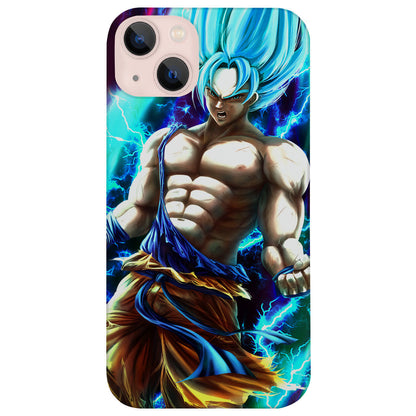 Goku 4 - UV Color Printed Wood Phone Case
