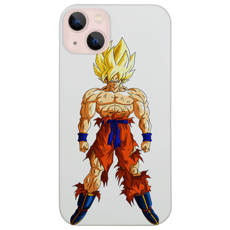 Son Goku - UV Color Printed Wood Phone Case
