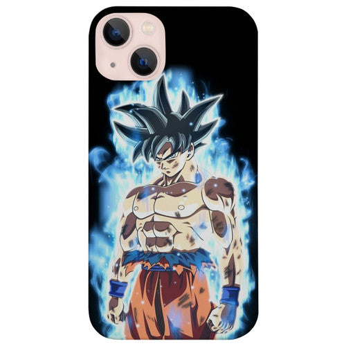Blue Goku - UV Color Printed Wood Phone Case