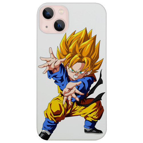 Goku Goten - UV Color Printed Wood Phone Case