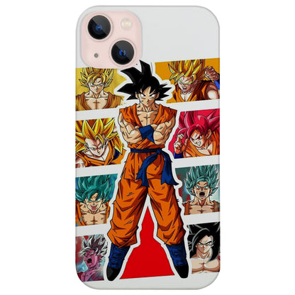 Goku Kakkarrot - UV Color Printed Wood Phone Case